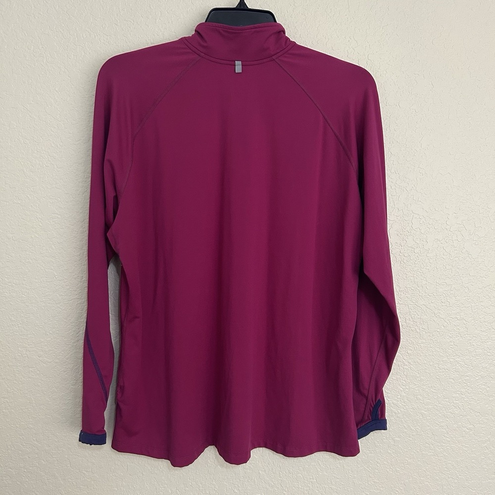 Nike Dri-FIT Element Pullover Womens 2X Plus Pink 1/4 Zip Running Top Reflective - Picture 3 of 9